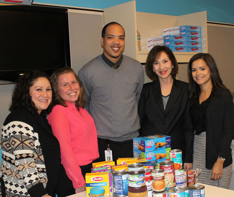 Sugarman attorneys raising funds and donating food for the Greater boston Food Bank