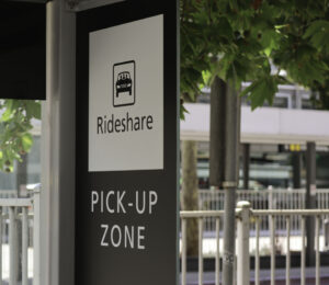 Rideshare Pick-up Zone Sign