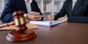 Attorneys discussing value