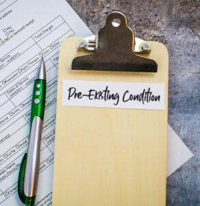 Pre-existing condition